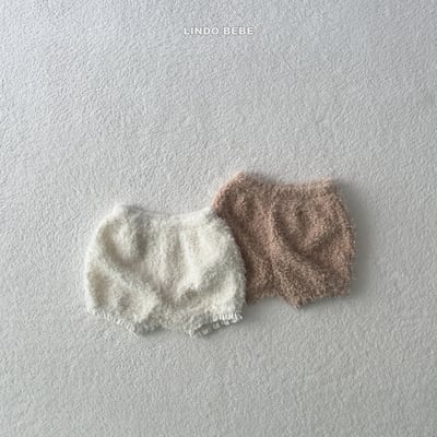 Lindo09｜(3m-18m) 毛毛蕾絲邊小短褲4