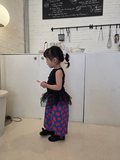 Color01｜(75-115cm) 細肩背心薄紗10