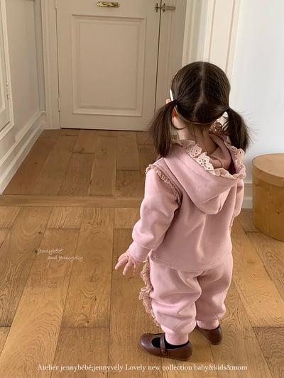 JE 407｜(73-110cm)  休閒荷葉邊套裝9