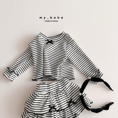 my_bebe12｜(-12m-7y) 蛋糕荷葉喇叭褲裙16