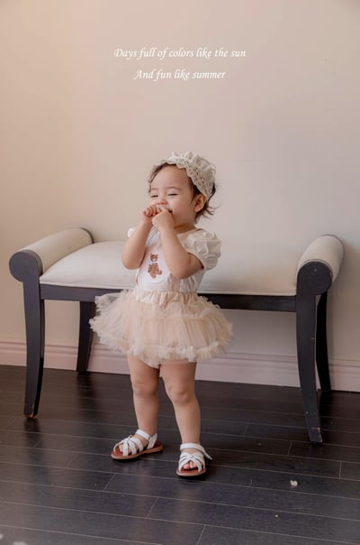 M-KIDS15｜(65-115cm) 愛心熊印花上衣15