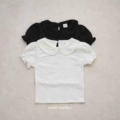 mimi market16 (75-90cm)  泡泡袖翻領上衣3