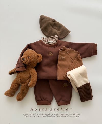 AOSTA28｜(6m-5y) 磨毛簡約上衣18