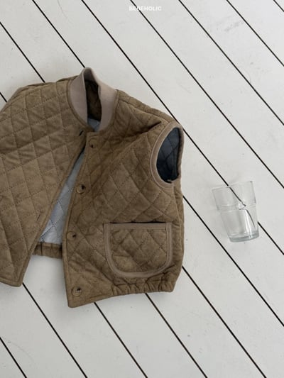 Bebe holic20｜(6m-18m) 菱格紋口袋背心14