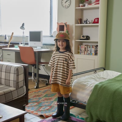 BEAN09｜(65-120cm) 刺繡英字短褲12