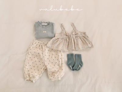 Valubebe 02｜(65-90cm) 緞帶細肩娃娃衣8