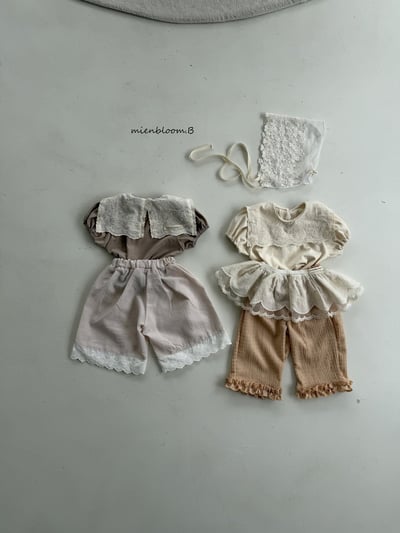 Bloom.b16｜(55cm-118cm) 蕾絲翻領上衣5