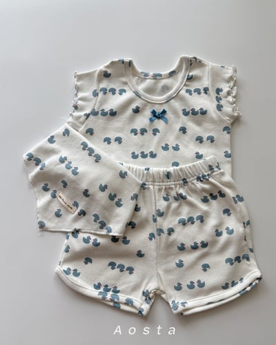 AOSTA45｜(6m-5y) 4款羅紋緞帶木耳邊上衣9