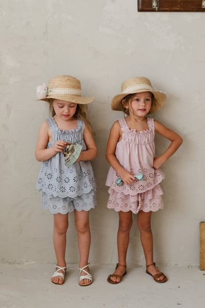 FLO10｜(75-140) 花邊鏤空細肩衣10