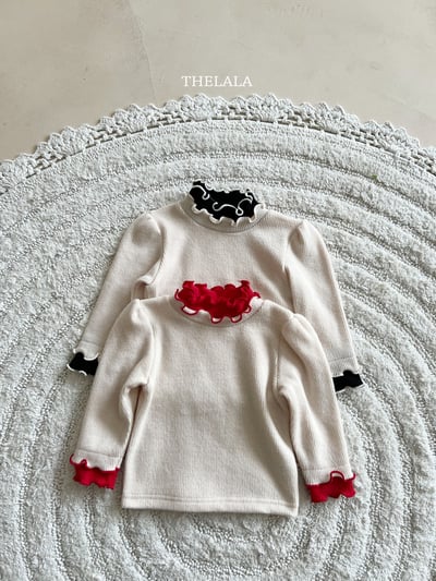 thelala37｜ (1y-6y) 撞色層次捲邊上衣9