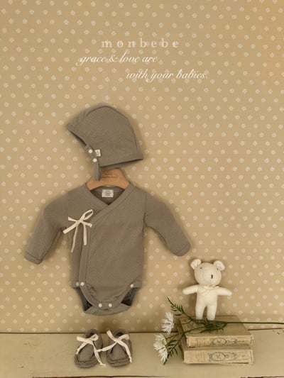 MONBEBE27｜(3m-24m) 排扣帽子9