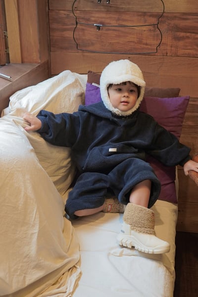 onu 50｜(70cm-115cm) 設計刷毛連帽上衣14