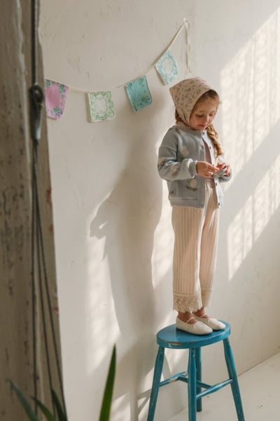 FLO19｜(75-140) 3色印花開襟外套12