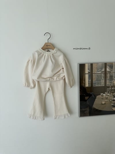 Bloom.b33｜(0m-7y) 蕾絲花邊喇叭褲6