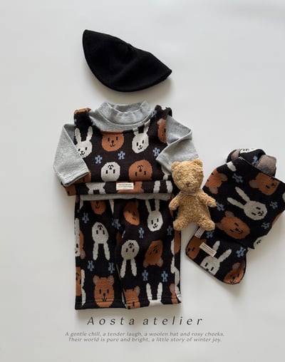 AOSTA03｜(6m-5y) 印花針織短版背心17