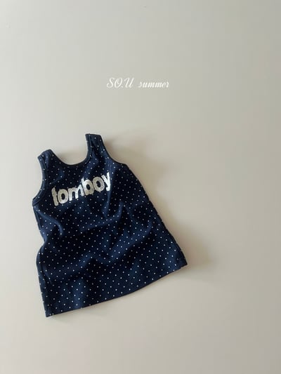 SO.U26｜(6m-4y) 波點印花綁帶背心6