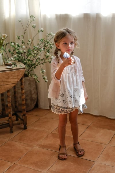 FLO09｜(75-140) 花朵蕾絲蛋糕裙16