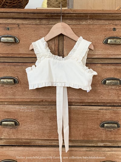 JE461｜(66-120cm) 花園荷葉背心包屁衣/洋裝9