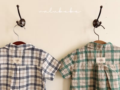 Valubebe 23｜(65-90cm) 復古格紋襯衫5