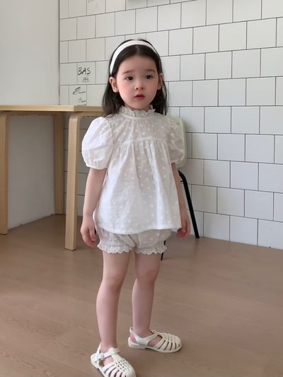 JE40｜(80-120cm) 刺繡小花套裝11