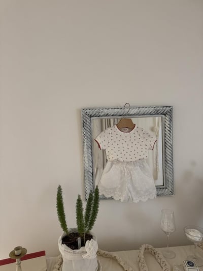 LePetitmot07｜(80-125cm) 小櫻桃線邊上衣7