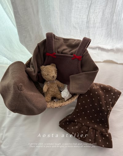 AOSTA25｜(6m-5y) 蕾絲荷葉翻領縮口襯衫11