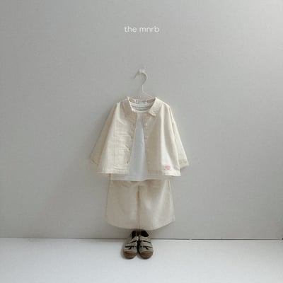 MiniRobe22｜(70cm-110cm)kids 2色素色口袋直筒寬庫12