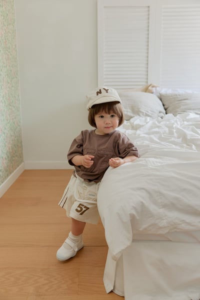 onu05｜(70cm-115cm) 數字印花休閒短褲15