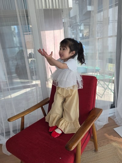 Color15｜(75-115cm) 細肩薄紗背心15