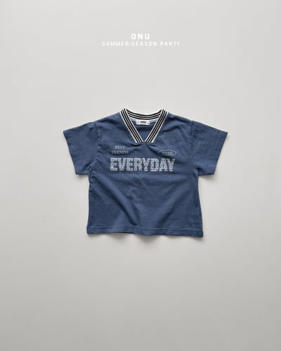 onu14｜(70cm-115cm) V領英字印花上衣5