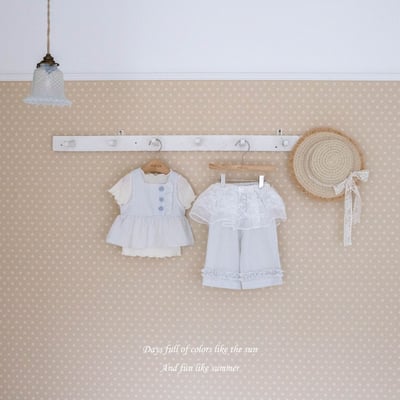 M-KIDS47｜(65-115cm) 蕾絲草帽7