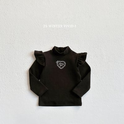 vivid71｜(78cm-125cm) 荷葉飛袖中領上衣9