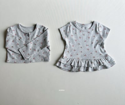 Azalea15｜(85-118cm) 小花朵開衫裝8