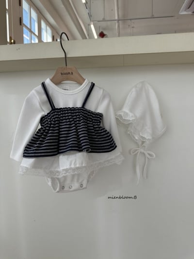 Bloom.b38｜(0m-7y) 蕾絲羅紋包屁衣/洋裝20