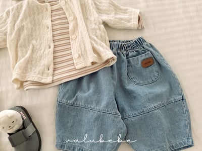 Valubebe77｜(65-90) 牛仔錐形褲9