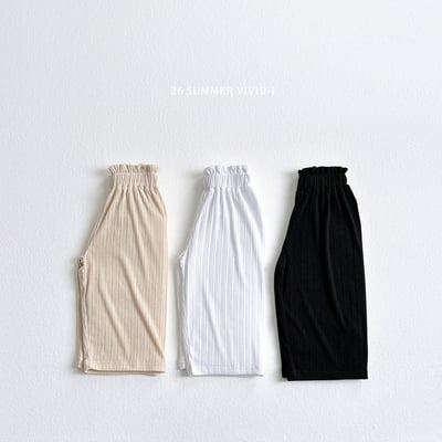 vivid99｜(78cm-125cm) 3款素色鬆緊闊腿褲2