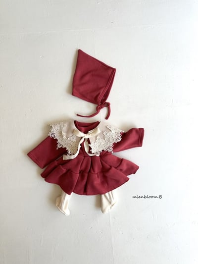 Bloom.b02｜(0m-24m) 蕾絲披風領圍2