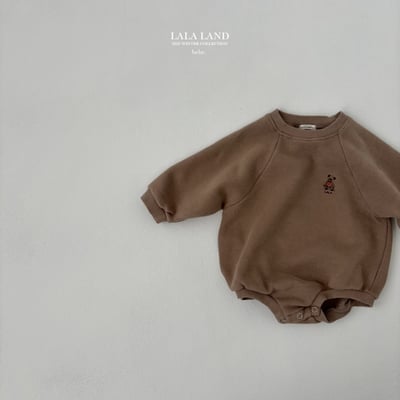 lala land09｜(60cm-83cm) 3色格蘭小熊包屁衣22