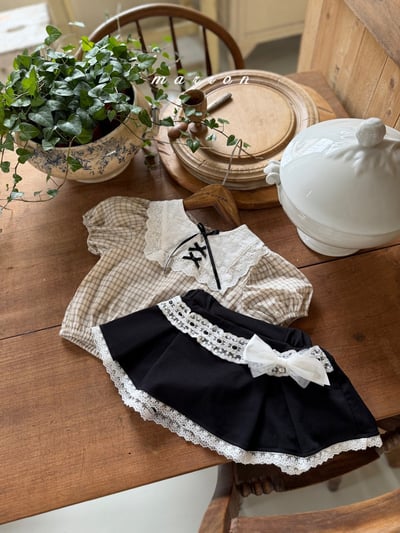 Marron43｜(Free) 絲帶珍珠別針5