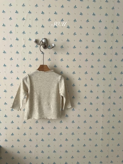 S0.U13｜(12m-M)  素色木耳邊上衣9