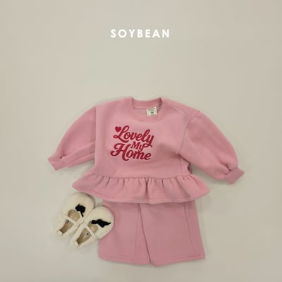 Soybean52｜(75cm-118cm) 荷葉裙擺直筒褲套裝14