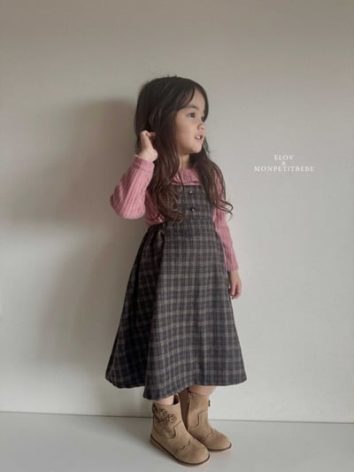 Monpetitbebe09｜(70cm-110cm) 復古吊帶洋裝4