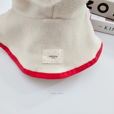 bebe nine64 (free) 2色毛球連帽披肩12