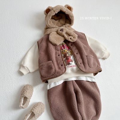 vivid113｜(free) 保暖泰迪熊頭套8