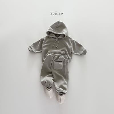 Bonito26｜(75cm-125cm) 休閒連帽上衣束口褲套裝11