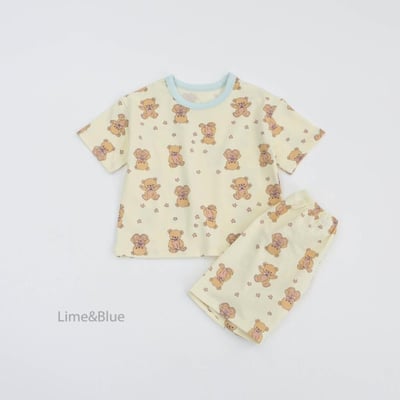 LIME&BLUE31｜(55-118cm MOM-DAD)  星星熊親子套裝13