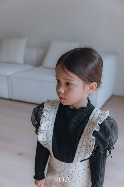 ROA29｜(80cm-120cm) 2色氣質點點吊帶褲19