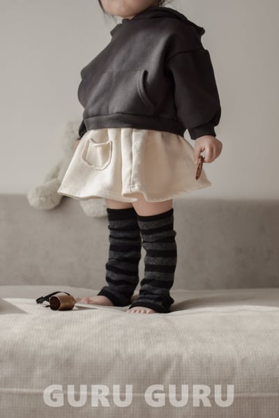 GURU GURU04｜(6m-24m) 4色條紋腳套襪7