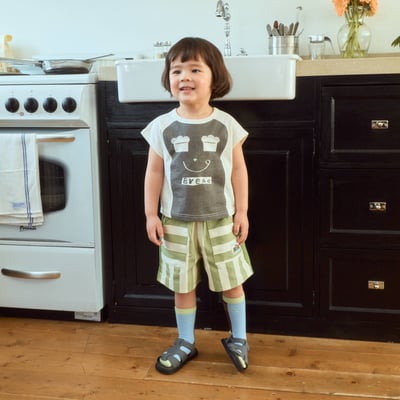 1st blue35｜(~93-118cm) 麵包印花上衣8