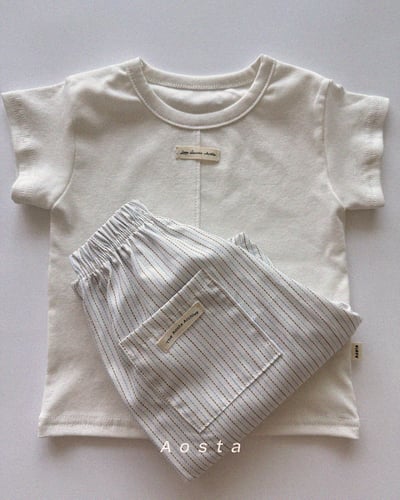 AOSTA35｜(6m-5y) 3款素色小標上衣9